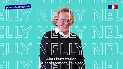 Épisode 2 : Nelly réalise une attestation d'hébergement grâce à Service Public