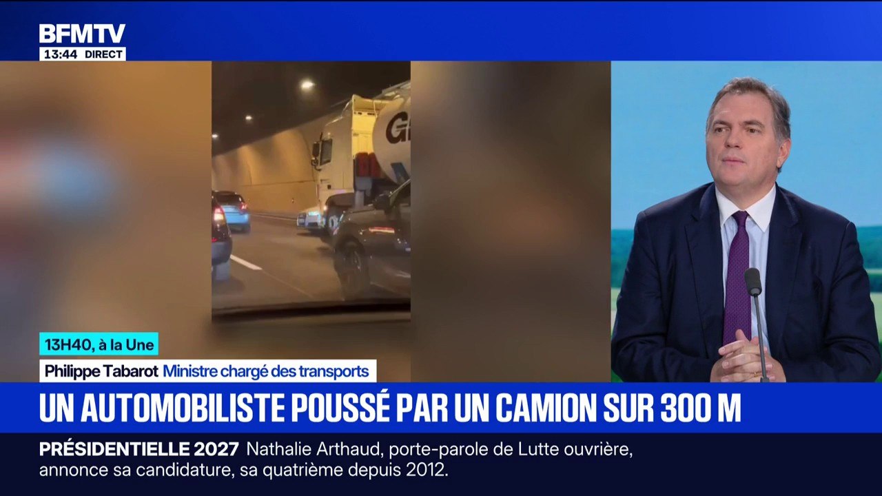 Sécurité routière: "Il faut multiplier dans le futur les positions et décisions importantes" admet  Philippe Tabarot, ministre des Transports