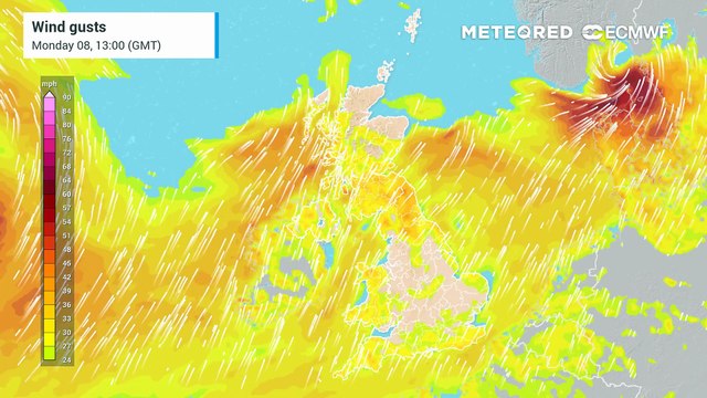 Britain braces as Storm Bram barrels in with heavy rain and 90 mph winds