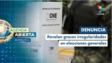 Entrevista | Partidos denuncian fraude electoral en Honduras