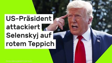 Donald Trump: "The Don" ist "enttäuscht" - US-Präsident attackiert Selenskyj auf rotem Teppich