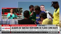 Aliados de Tarcísio veem pré-candidatura de Flávio Bolsonaro como um blefe