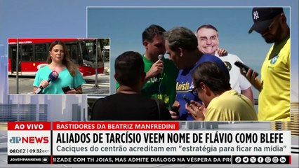 Aliados de Tarcísio veem pré-candidatura de Flávio Bolsonaro como um blefe