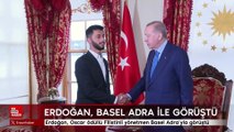 Cumhurbaşkanı Erdoğan Filistinli yönetmen Basel Adra’yı kabul etti
