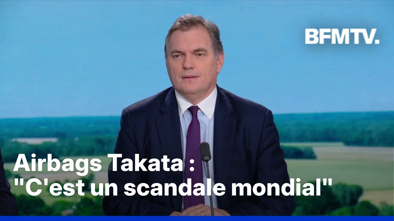 Airbags Takata: l'interview en intégralité de Philippe Tabarot, ministre des Transports