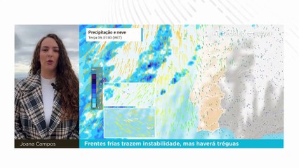 Frentes frias trazem instabilidade, mas haverá tréguas