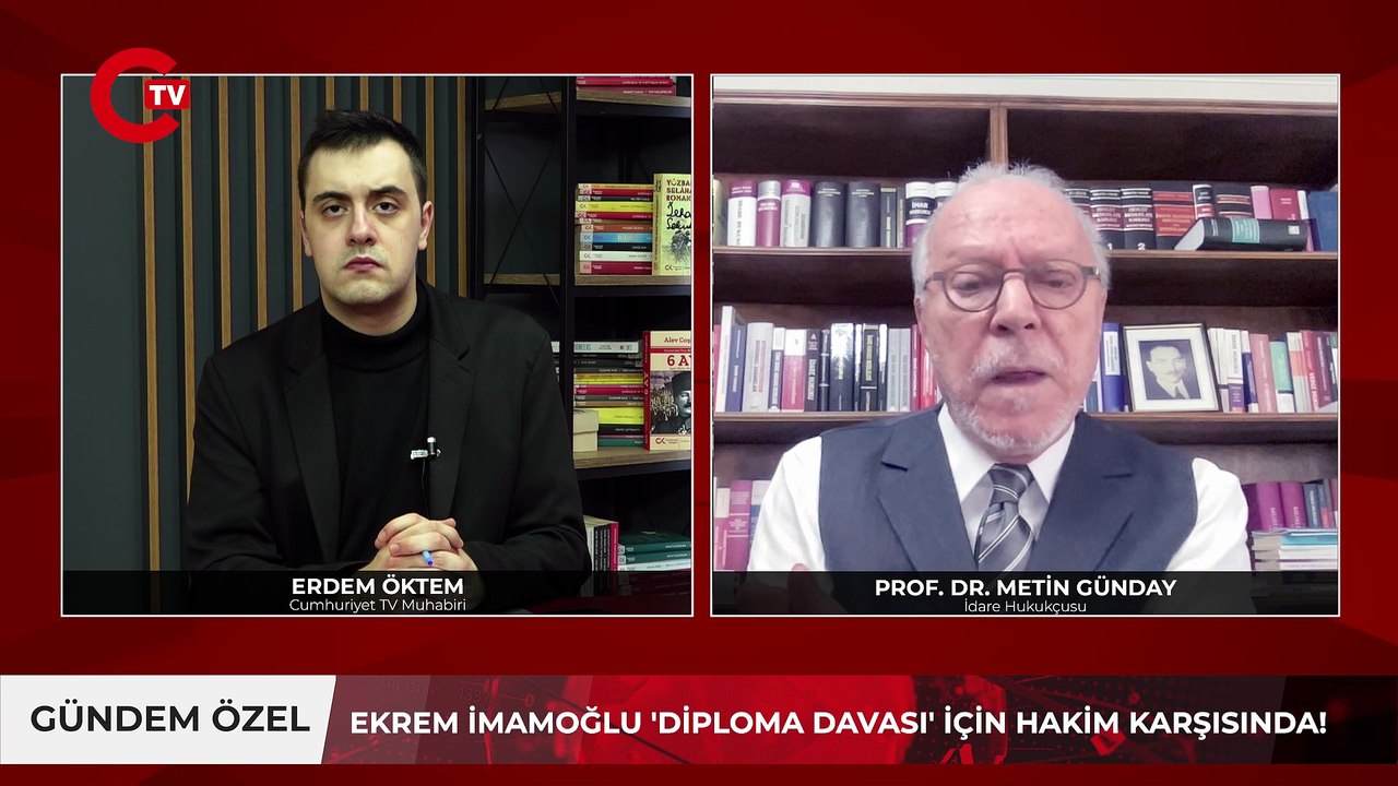Ekrem İmamoğlu'nun 'diploma davası' görüldü! Prof. Dr. Günday 'Bütün prensiplere aykırı!'