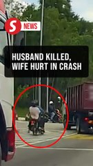Motorcyclist killed, wife injured in crash with lorry on Jalan Ipoh–Lumut