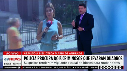 Polícia busca homens que roubaram obras da Biblioteca Mário de Andrade