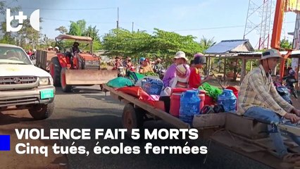 Affrontement meurtrier à la frontière Thaïlande-Cambodge : 5 morts, écoles fermées