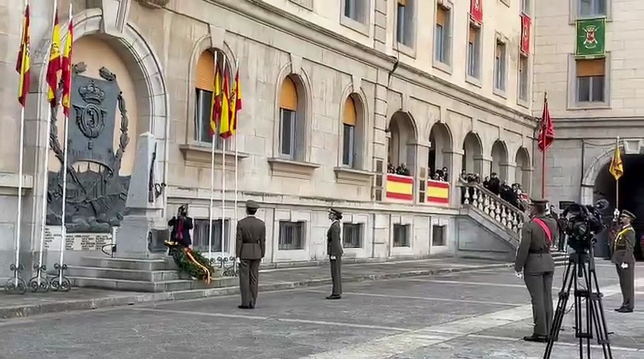 Homenaje a los caídos Academia de Infantería
