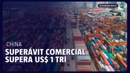 Superávit comercial da China supera US$ 1 tri apesar de tarifas dos EUA