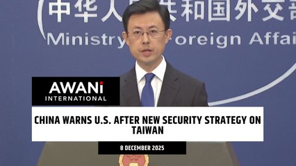 China warns U.S. after new security strategy on Taiwan