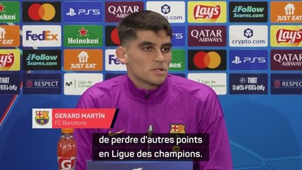 Barcelone - Martín : "Nous ne pouvons pas nous permettre de perdre d'autres points"