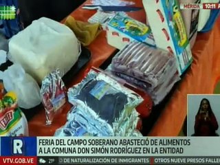 Mérida | Feria del Campo Soberano favoreció a familias de la Comuna Simón Rodríguez
