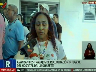 Zulia | Avanzan obras de recuperación en las distintas áreas del Hospital Dr. Luis Razetti