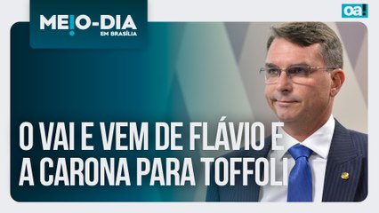 O vai e vem de Flávio e a carona para Toffoli | Meio-Dia em Brasília - 08/12/2025