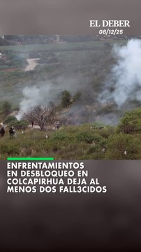 Enfrentamientos en desbloqueo en Colcapirhua deja al menos dos fall3cidos