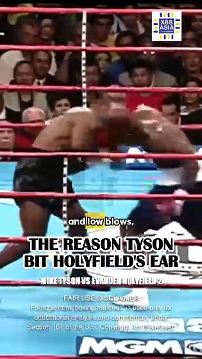 Mike Tyson's INFAMOUS ear BITE! Referee IGNORED Holyfield's FOULS!