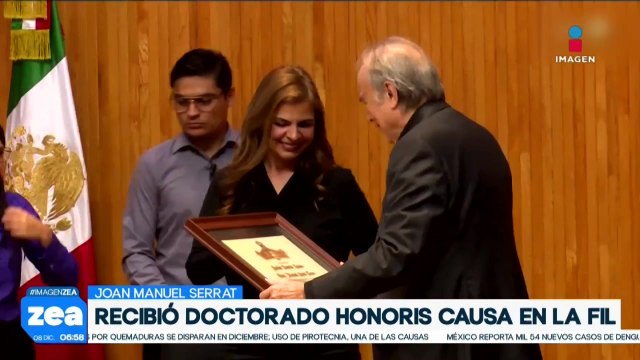 Joan Manuel Serrat recibe el Doctorado Honoris Causa