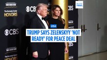Trump says Zelenskyy 'isn't ready' to sign US-backed peace deal