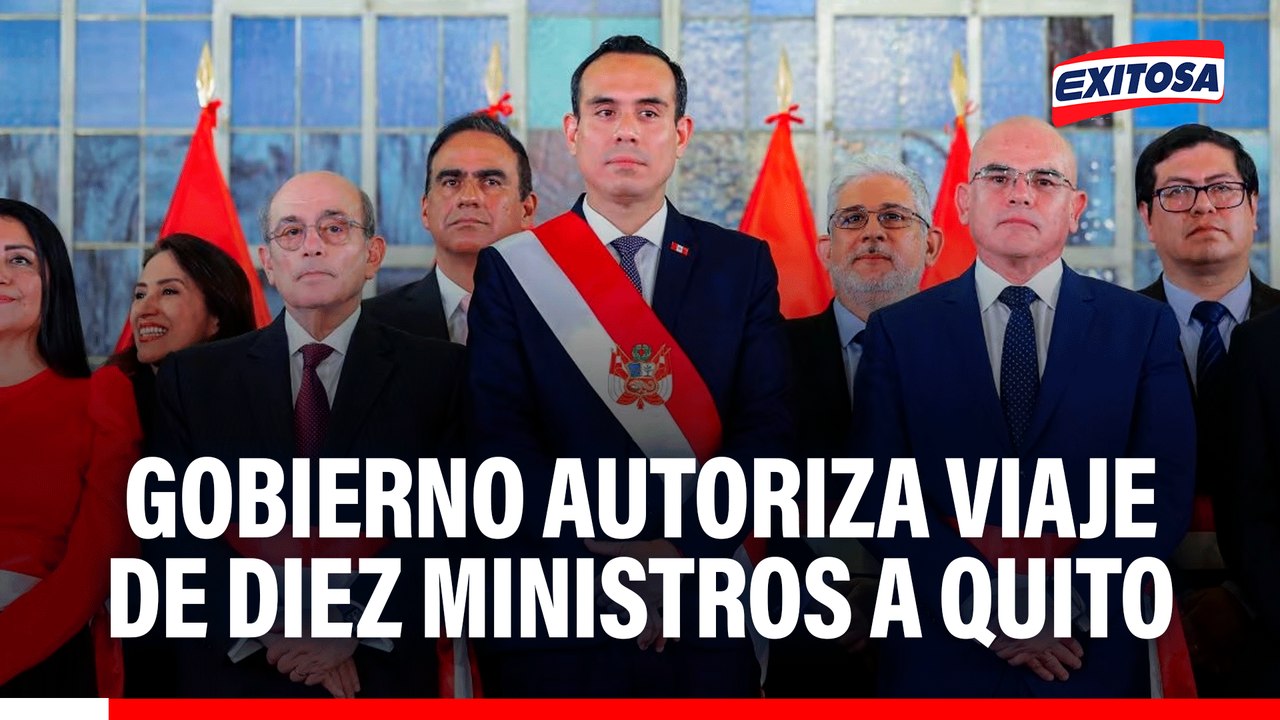 Gobierno autoriza viaje de diez ministros a Quito para el Gabinete Binacional Perú–Ecuador