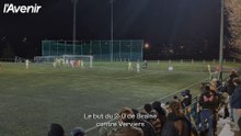 Le but du 2-0 de Braine contre Verviers signé Léopold Laurent