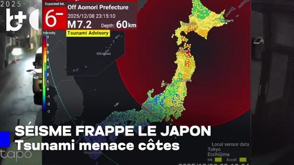 Un puissant séisme frappe le Japon, alertes au tsunami