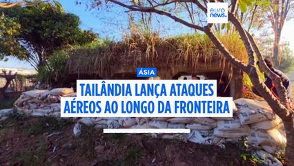 Tailândia lança novos ataques ao longo da fronteira com o Camboja