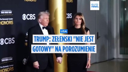Trump: Zełenski "nie jest gotowy" do podpisania wspieranego przez USA porozumienia pokojowego