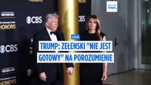 Trump: Zełenski "nie jest gotowy" do podpisania wspieranego przez USA porozumienia pokojowego