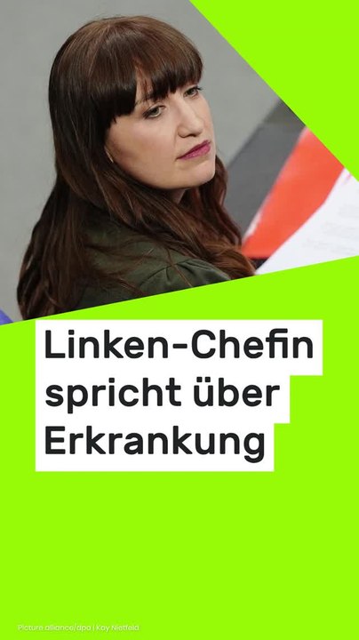 No Glomex Heidi Reichinnek krank: 'Belastet mich massiv' - Linken-Chefin spricht über Erkrankung