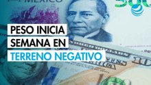 Peso inicia la semana en terreno negativo frente al dólar; espera reunión de la Fed