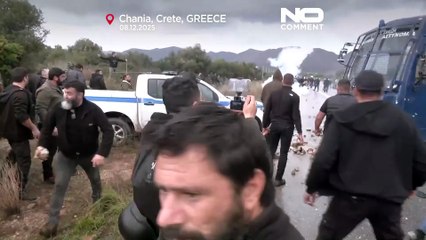 Clashes erupt between farmers and police in Greece amid protests over EU subsidy delays