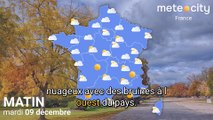 Bulletin météo France du mardi 09 décembre 2025