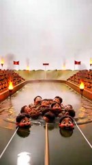 rain drop lands on lilliput olympic stadium @Hariput #Olympics #raindrop #ground #games