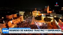 ¡Belén encendió este sábado su iluminación navideña!