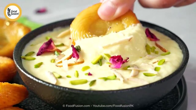 Jalebi Churros with Saffron Rabri by Food Fusion