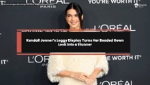 Kendall Jenner’s Leggy Display Turns Her Beaded Gown Look Into a Stunner