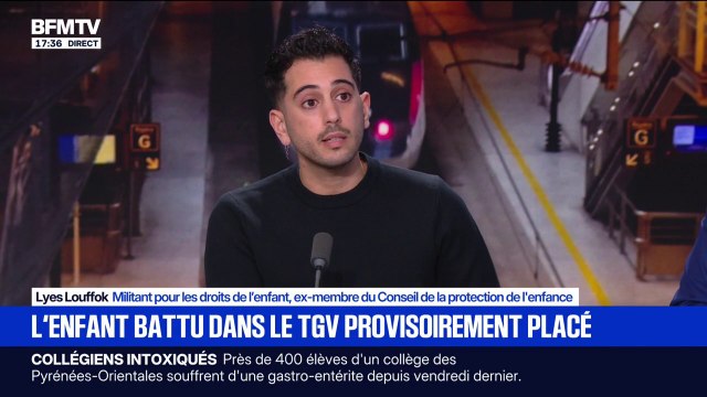 Enfant battu dans le TGV: La réaction des passagers est à saluer , déclare Lyes Louffok, militant pour les droits de l'enfant