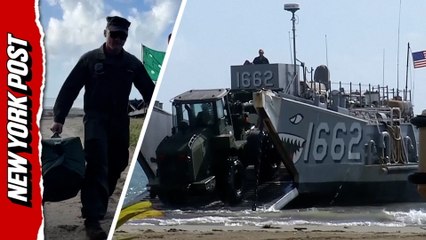 US Military Disembarks on El Faro Beach in Puerto Rico as Operations in the Caribbean Escalate