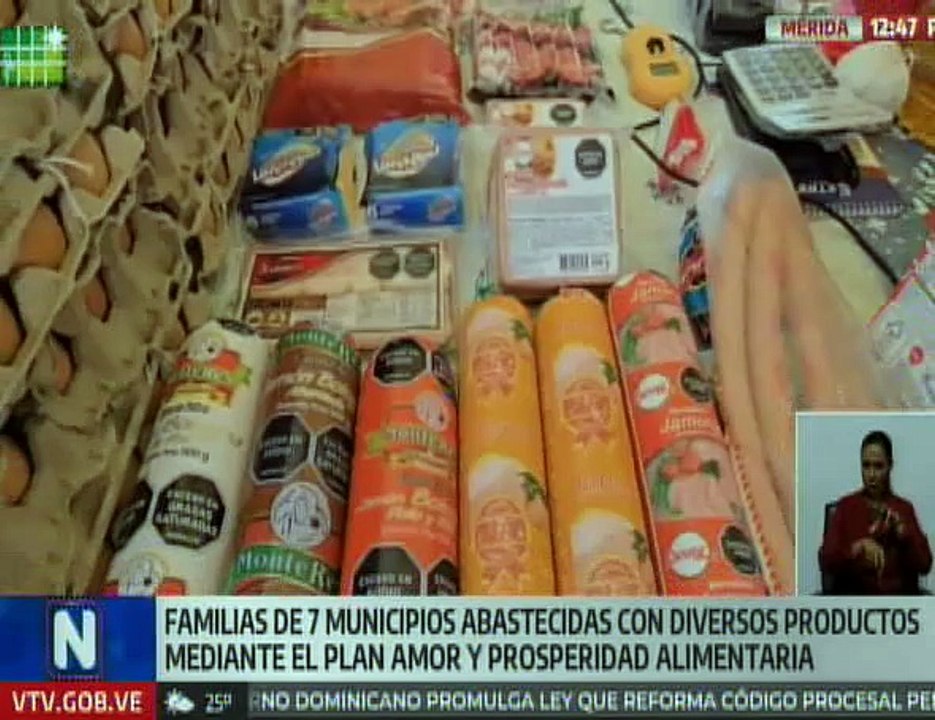 Mérida | Más de 15 mil habitantes beneficiados con alimentos de la cesta básica y proteína del mar
