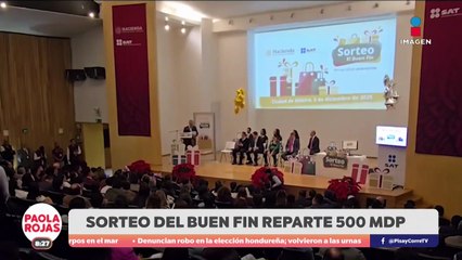 SAT realizó sorteo del Buen Fin 2025 | DPC con Paola Rojas