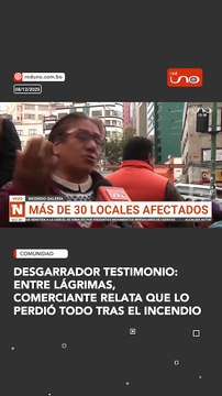 Desgarrador testimonio: Entre lágrimas, comerciante RELATA QUE lo PERDIÓ todo tras el incendio