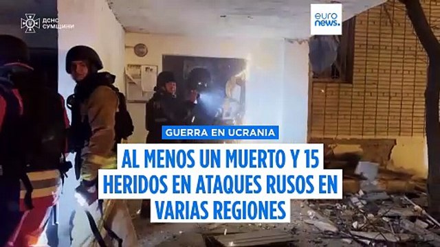 Al menos un muerto y 15 heridos en Ucrania mientras Zelenski impulsa nuevas negociaciones de paz