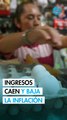 Baja en inflación coincide con caída de ingresos: ¿señal de alerta?