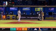 Primer expulsión de Ronald Acuña Jr. en la LVBP