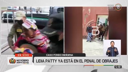 Lidia Patty inicia su detención preventiva en el penal Obrajes por el caso Fondo Indígena