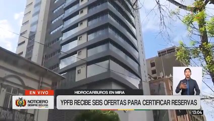 YPFB recibe seis ofertas para cuantificar y certificar las reservas de gas del país