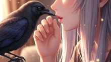 crow and kisses Asmr love